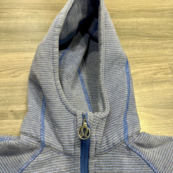 Lululemon Women's Scuba Full-Zip Hoodie - Blue - Picture 3 of 7